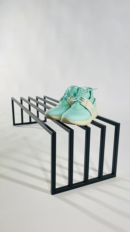 Ultra modern industrial style STEEL SHOE RACK