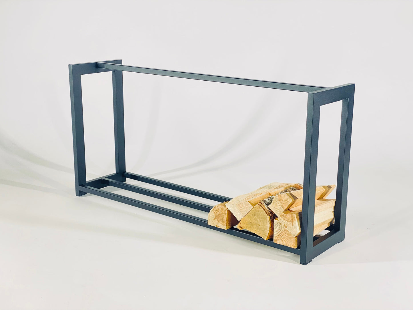 ELEGANT FLAT FIREWOOD rack/ Horizontal firewood rack/ Floor firewood rack