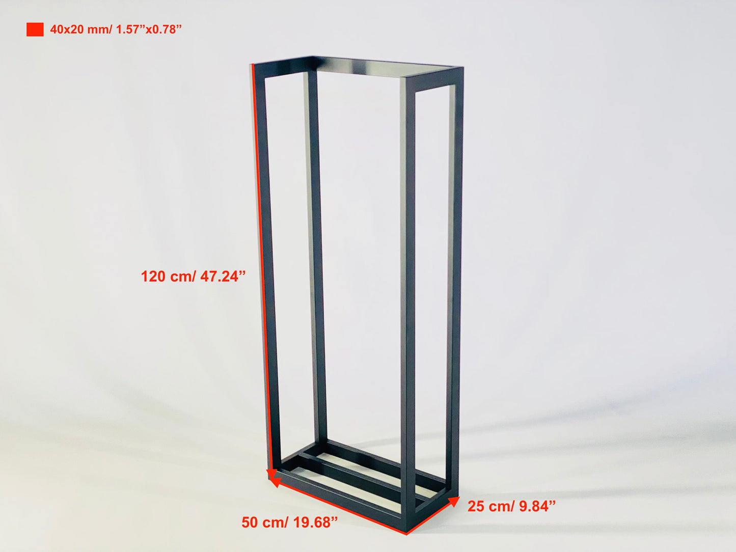 STEEL FIREWOOD RACK, Steel firewood holder