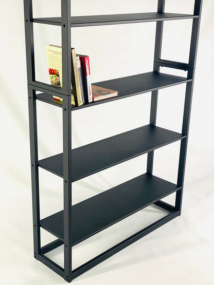 Free standing METAL SHELVING UNIT for books/folders/plants/home accessories/Steel stand/ Storage organiser/Kitchen shelving/Bathroom shelvin