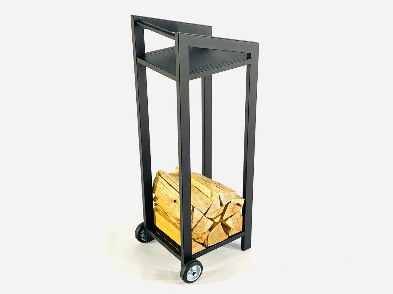 Firewood cart on wheels sale